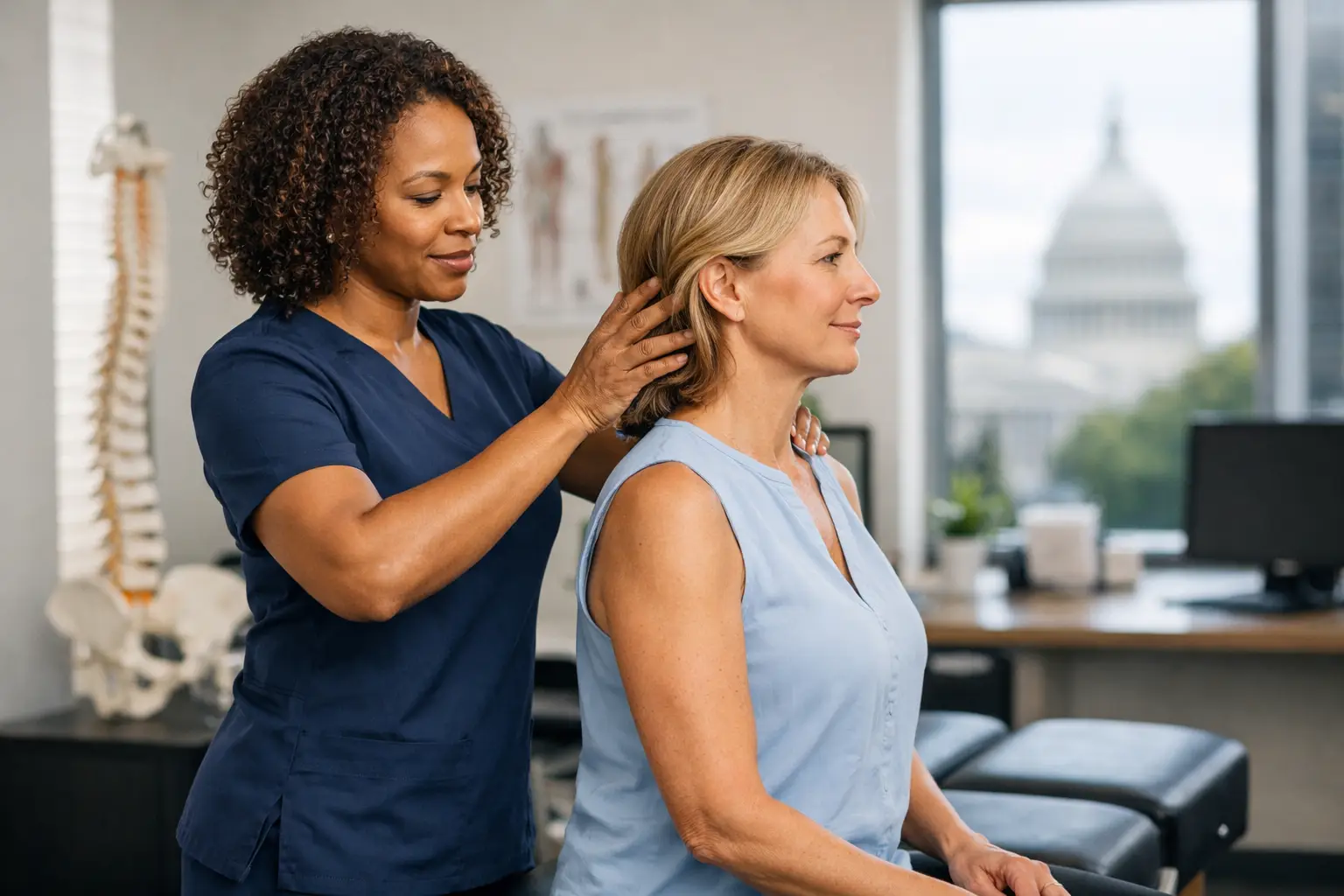 How Chiropractic Helps Office Posture