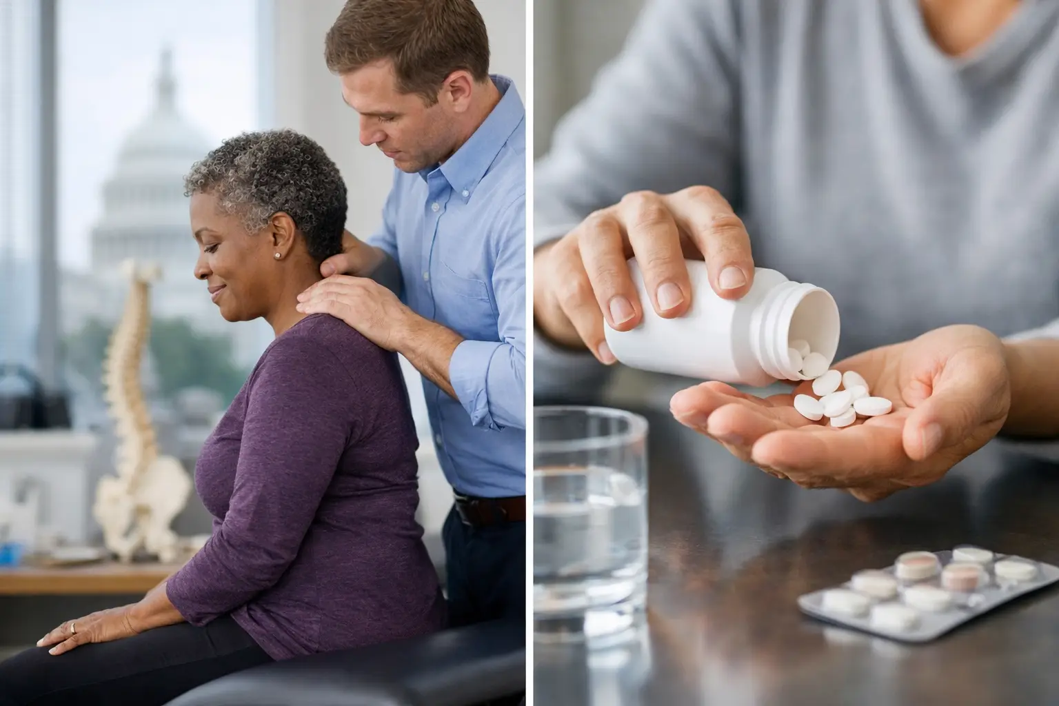 Chiropractic Versus Pain Medication for Back Pain