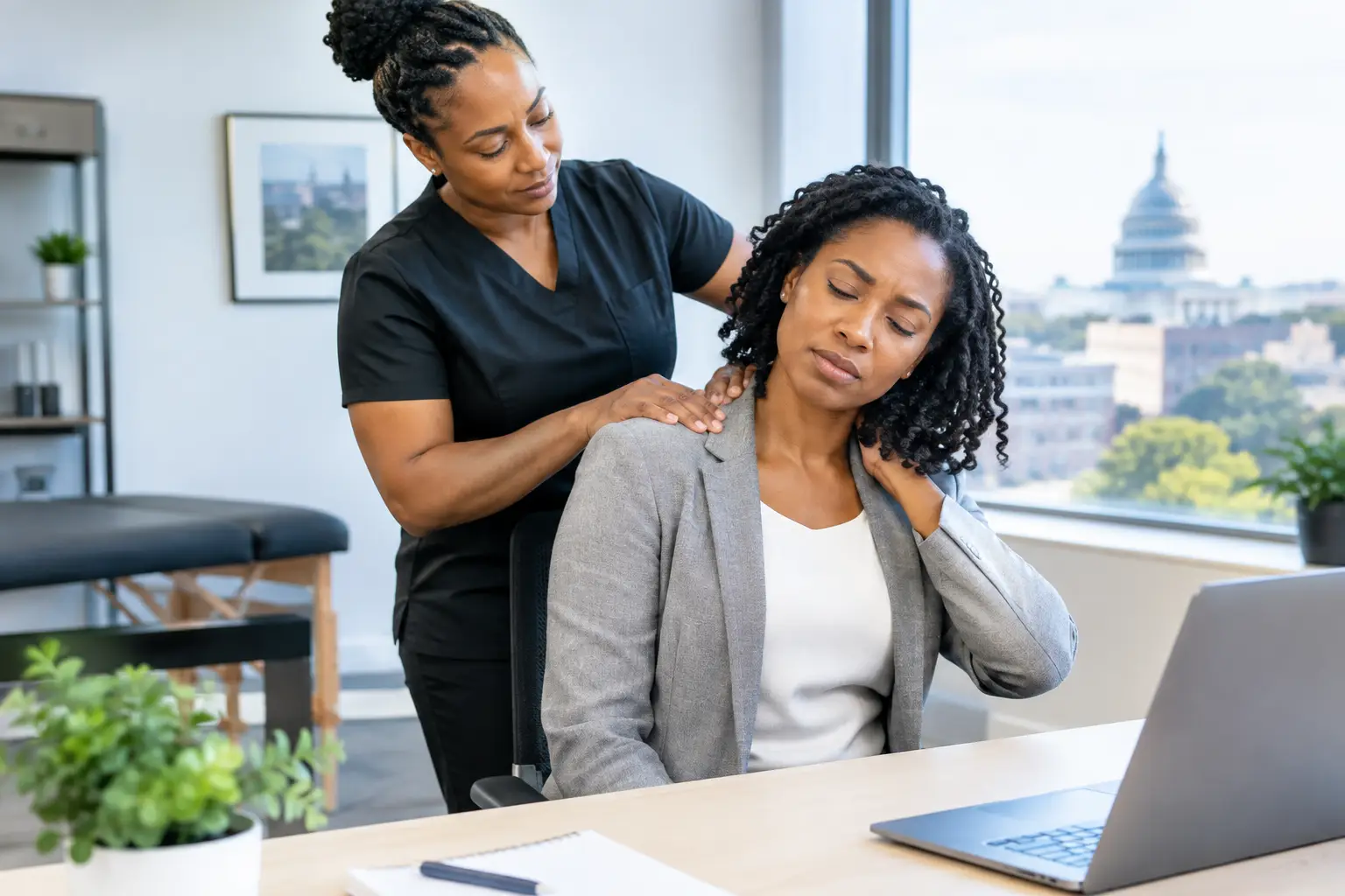 Chiropractic for Office Workers With Desk Pain